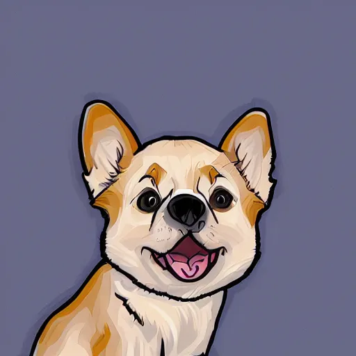 Prompt: cutest little mlem, digital art, daily deviation