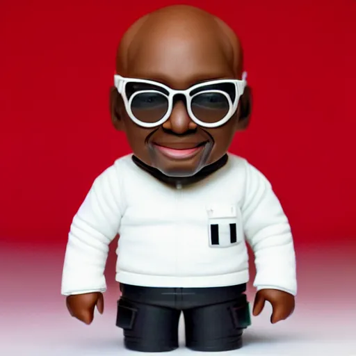 Prompt: dj carl cox as nendoroid, kodak film