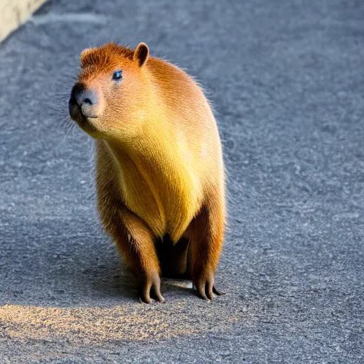 Prompt: capybara in a smart business suit, photography, documentary, detailed, 4k