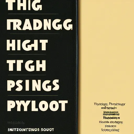 Prompt: innovative book cover of trading psychology, high details