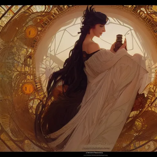 Image similar to Everything is in the public domain. Elegant, intricate, digital painting, artstation, concept art, smooth, sharp focus, illustration, art by artgerm and greg rutkowski and alphonse mucha