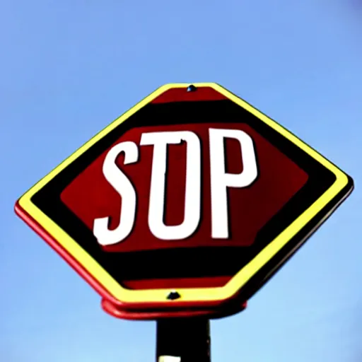 Prompt: stop sign,