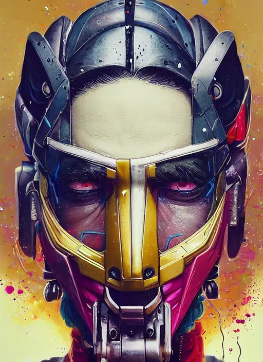 Prompt: beautiful portrait of Lofi cyberpunk Wolverine, by Tristan Eaton, Stanley Artgermm, Tom Bagshaw, Greg Rutkowski, Carne Griffiths. trending on DeviantArt, face enhance, hyper detailed, trending on Artstation, 8k, masterpiece, graffiti paint, fine detail, full of color, intricate detail, golden ratio illustration