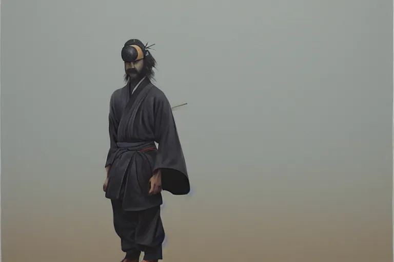 Image similar to samurai with artwork by tim eitel