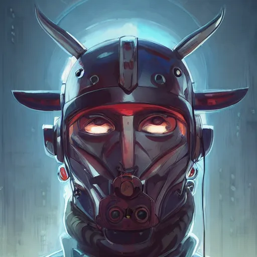 Image similar to cyberpunk viking helmet mask warrior goddess robot ninja fantasy, art gta 5 cover, official fanart behance hd artstation by jesper ejsing, by rhads, makoto shinkai and lois van baarle, ilya kuvshinov, ossdraws