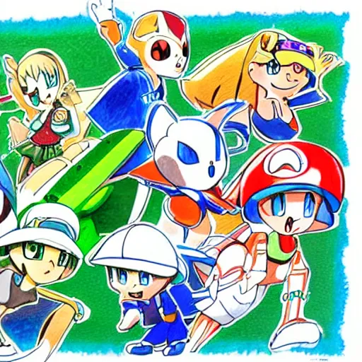 Prompt: an artwork by ken sugimori