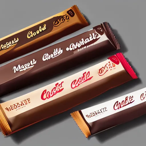 Image similar to chocolate candy bar packaging, modern style, very appealing, marketing photo