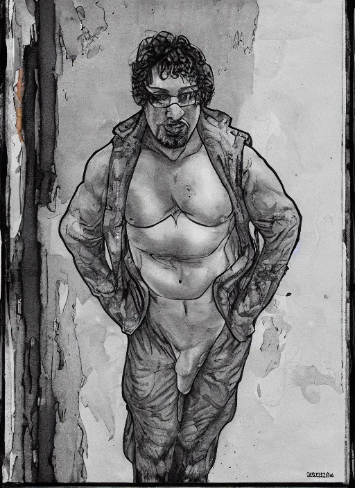 Prompt: Sam Hyde by M. W. Kaluta, rule of thirds, sigma, beautiful, smooth