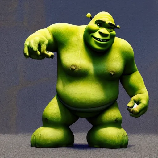 Prompt: shrek as gun, masterpiece, highly detailed, high quality, 4 k, anatomically correct, hyperrealistic, concept art, octane render, unreal engine 5, trending on artstation, trending on deviantart, matte, historical painting, fantasy style, path traced, high coherence, soft lighting, digital painting, mythical