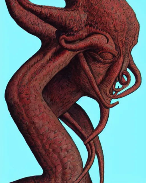 Prompt: nyarlathotep, hd realistic color image