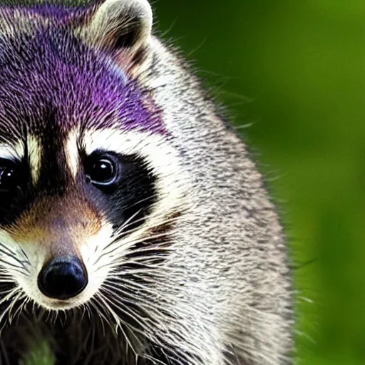 Image similar to purple raccoon logo