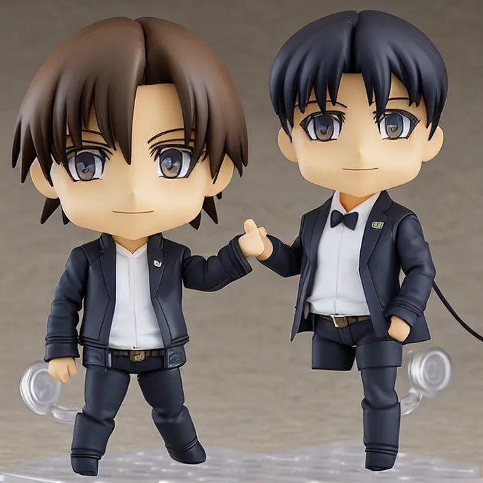 Image similar to joey tribbiani, an anime nendoroid of joey tribbiani, figurine, detailed product photo