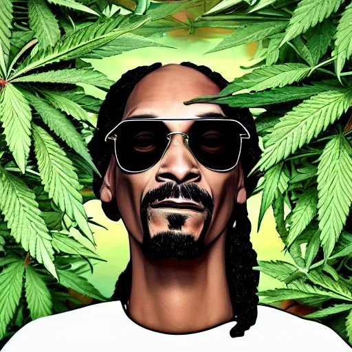 Prompt: snoop dog as a cannabis plant, realistic, 8 k,