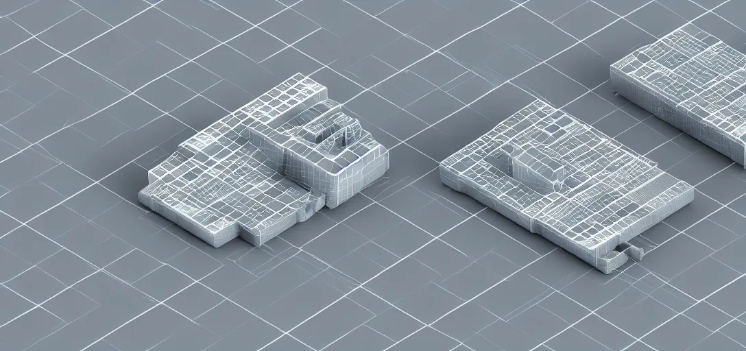 Prompt: Isometric 3d octane render of widgets