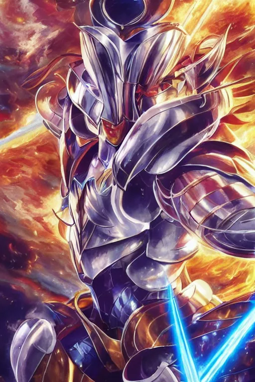 Image similar to 2 0 2 2 knights of the zodiac saint seiya battle for sanctuary hero suit armor comics mask minimalist verytoon nautiljon animes toei animation namco bandai, art by artgerm and greg rutkowski and magali villeneuve