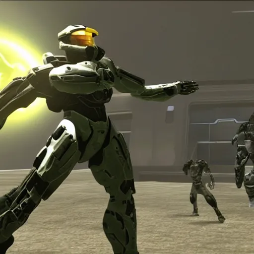 Image similar to a photo of a male android in halo reach