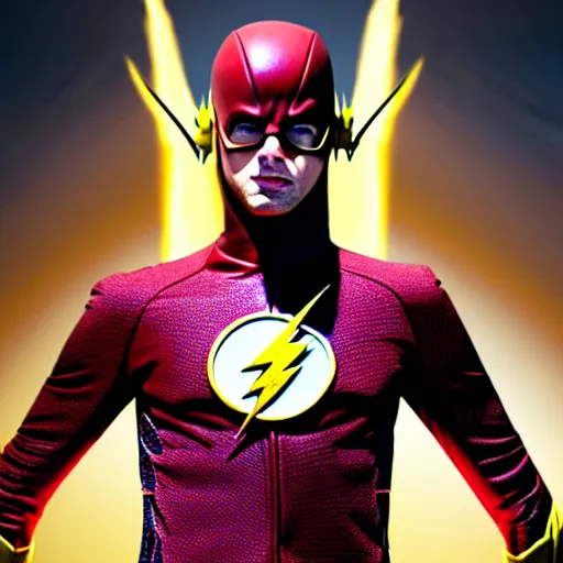 Image similar to adam scott as the flash, photo, detailed, 4 k