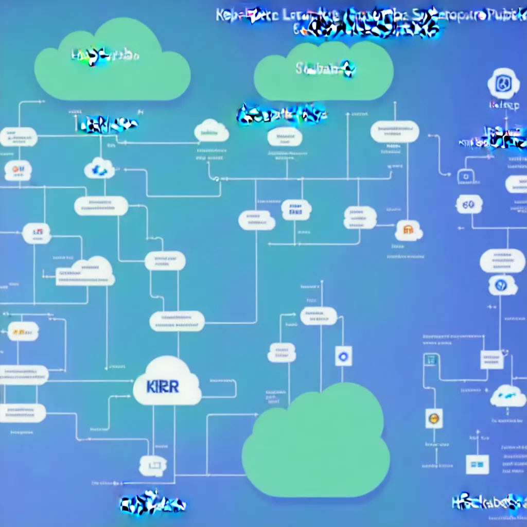 Prompt: Kubernetes cluster deployed to a secure public cloud service, presented at keynote by hacker, trending on Artstation, by Visual Capitalist