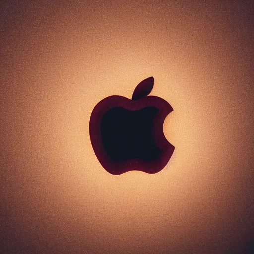 Prompt: an apple floating in chocolate milk 8k photo macro