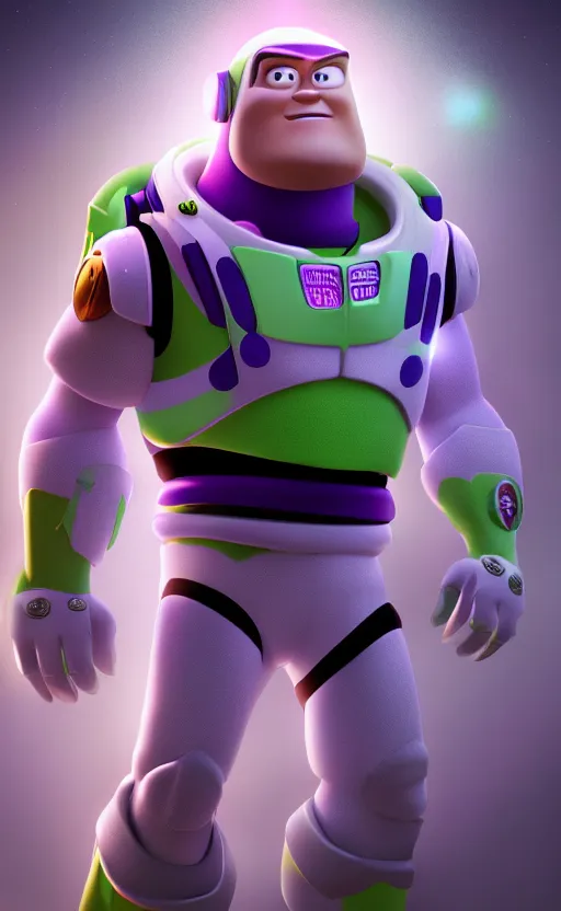 Image similar to kevin hart as buzz lightyear, dynamic lighting, photorealistic fantasy concept art, trending on art station, stunning visuals, creative, cinematic, ultra detailed