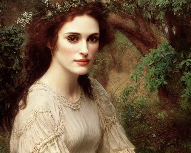 Image similar to portrait en buste of winona ryder winona ryder winona ryder kiera knightley in repose by Hughes Merle, by Pierre Auguste Cot, perfect detailed eyes, realistic fabric, abundant detail