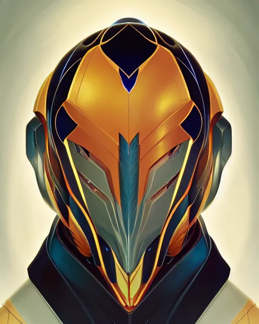 Image similar to symmetry, voltron head, lines, machine face, intricate, elegant, highly detailed, digital painting, artstation, cgsociety, concept art, smooth, sharp focus, illustration, art by artgerm and greg rutkowski and alphonse mucha, 8 k