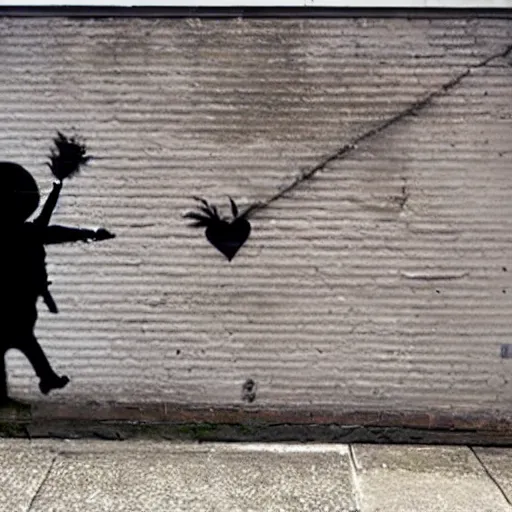 Prompt: image by banksy