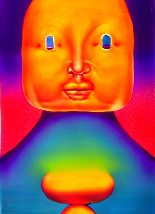 Image similar to ego by shusei nagaoka, kaws, david rudnick, airbrush on canvas, pastell colours, cell shaded, 8 k