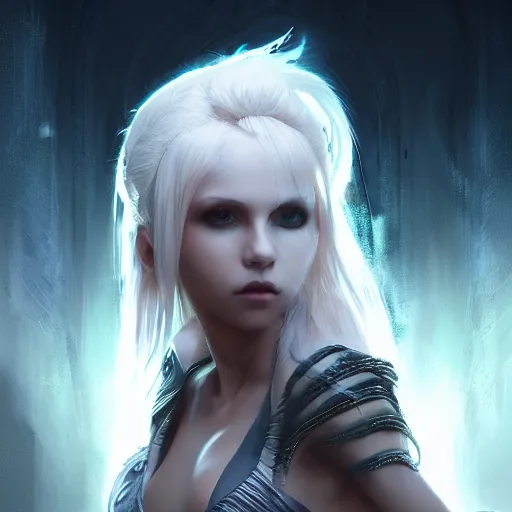 Prompt: kerli koiv, final fantasy, jedi, darksynth character portrait, sharp, digital matte painting, anime key art by luis royo, greg rutkowski, wlop, dramatic lighting, trending on artstation