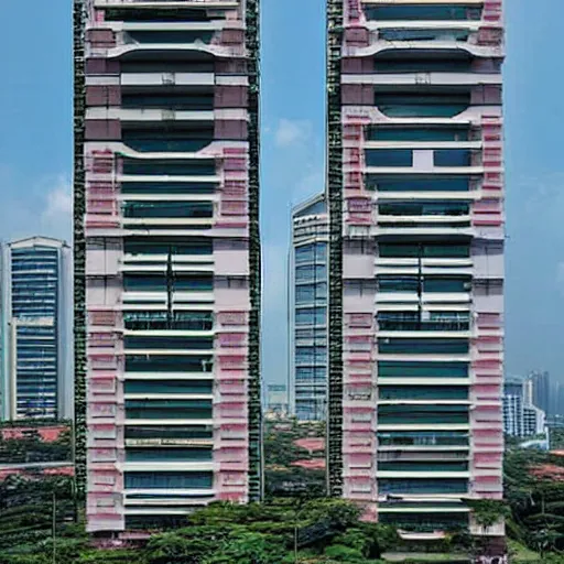 Prompt: a singaporean hdb flat, by moebius