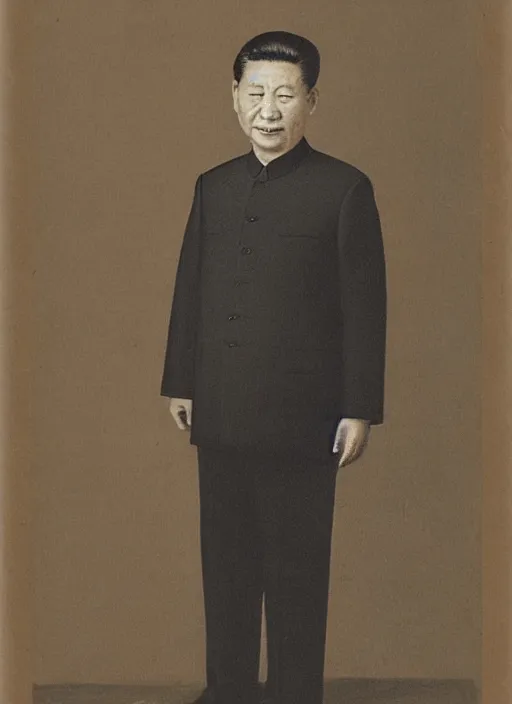 Image similar to portrait of xi jingping in suit.