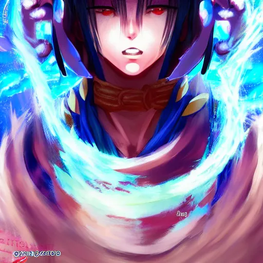 Prompt: anime portrait of a c string as a shaman yedi using dark force to eliminate trump as an anime antagonist by Stanley Artgerm Lau, WLOP, Rossdraws, James Jean, Andrei Riabovitchev, Marc Simonetti, and Sakimichan, trending on artstation