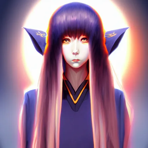 Prompt: high priestess anime style, highly detailed, digital painting, artstation, concept art, smooth, sharp focus, illustration