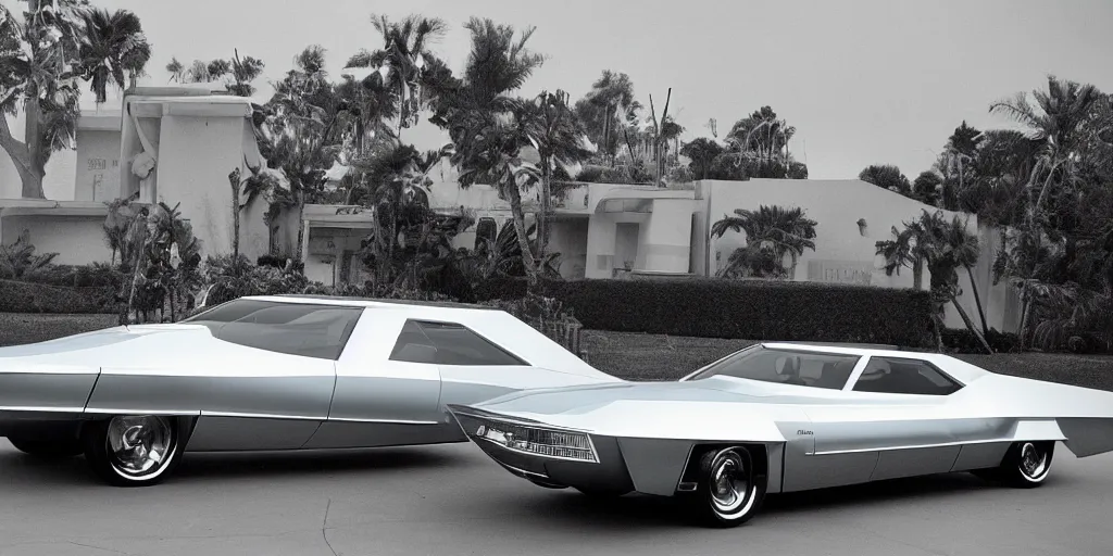 Image similar to futuristic buick riviera 1965