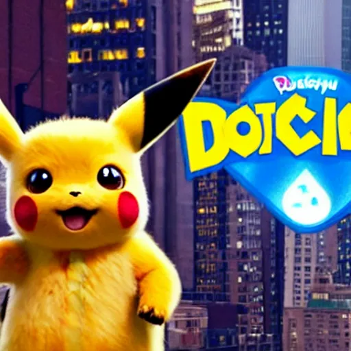 Prompt: detective pikachu in new york