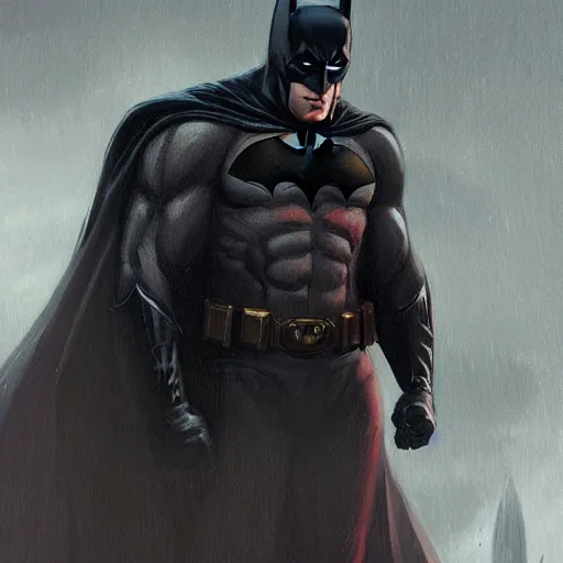 Prompt: Batman as Vampire, trending on artstation, ultra detailed, 8k, character illustration by Greg Rutkowski, Thomas Kinkade.