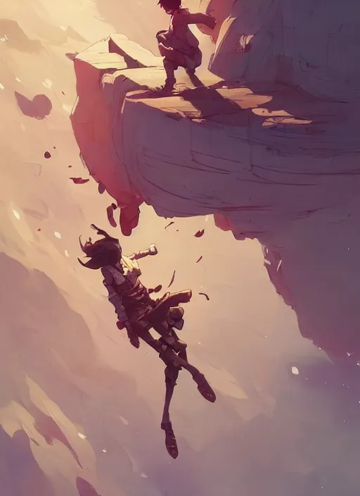 Image similar to overwhelmed with floating thoughts behance hd artstation by jesper ejsing, by rhads, makoto shinkai and lois van baarle, ilya kuvshinov, ossdraws, that looks like it is from borderlands and by feng zhu and loish and laurie greasley, victo ngai, andreas rocha