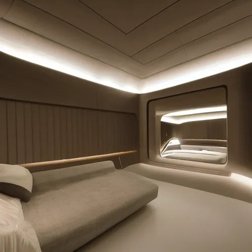 Image similar to room designed by zaha hadid