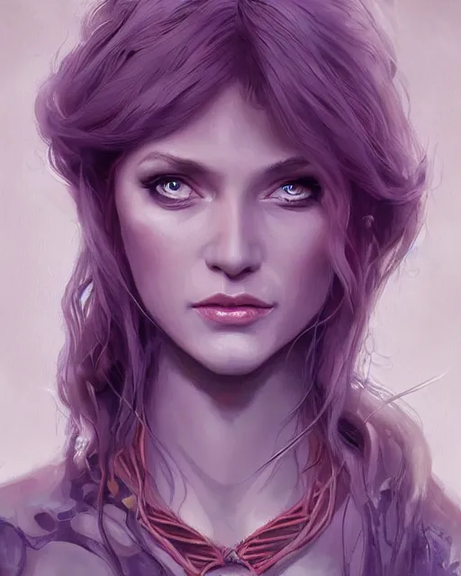 Prompt: daphne from scooby doo, hyper realistic face, beautiful eyes, fantasy art, in the style of greg rutkowski, intricate, hyper detailed, smooth