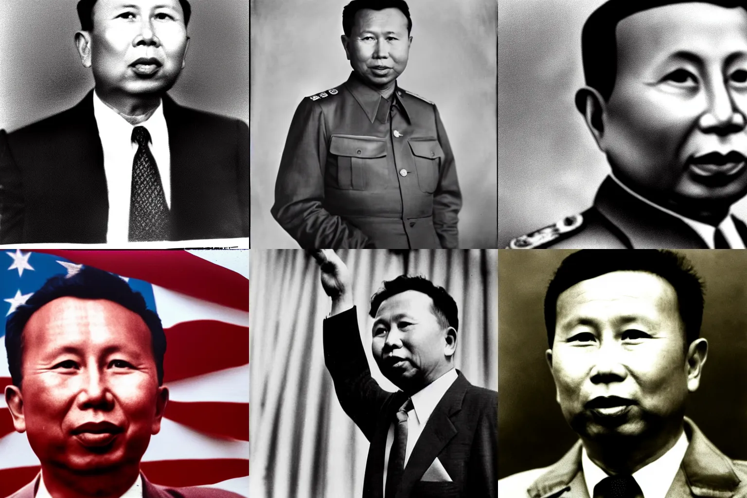Prompt: Pol Pot as the president of USA, HD photograph, 2019 photograph, 8K