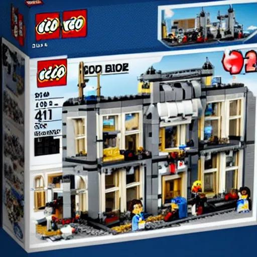 Image similar to Mar-a-Lego FBI raid Lego set