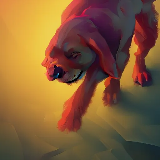 Prompt: A photorealistic image of a dog with five legs, by Max Hay and Anton Fadeev, trending on artstation, 8k quality