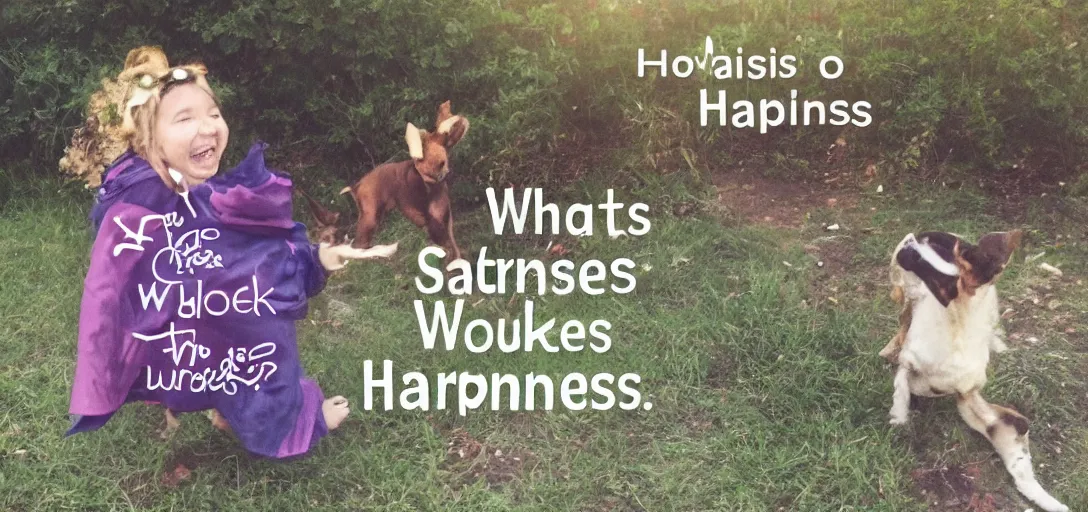 Prompt: what does happiness look like