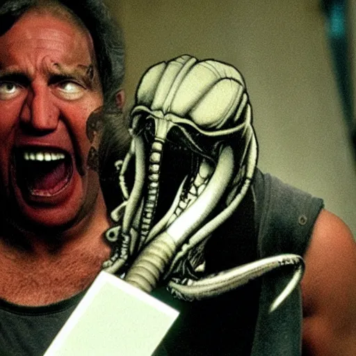 Prompt: the xenomorph in the sopranos