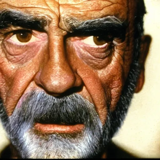 Prompt: a craigslist ad photo close up ultra detailed of sean connery as a zombie he has red eyes and he's very tired
