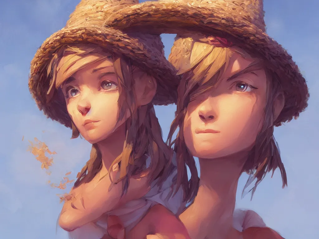 Image similar to beauty hemp kid in hemp hat madeof hemp, behance hd by jesper ejsing, by rhads, makoto shinkai and lois van baarle, ilya kuvshinov, rossdraws global illumination, golden ratio, symmetrical beauty face