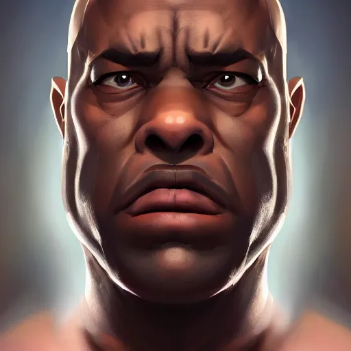 Image similar to a masterpiece portrait of heavy from tf 2. very detailed eyes. intricate, elegant, highly detailed. trending on artstation, digital art, by stanley artgerm lau, wlop, rossdraws, james jean, andrei riabovitchev, marc simonetti, yoshitaka amano