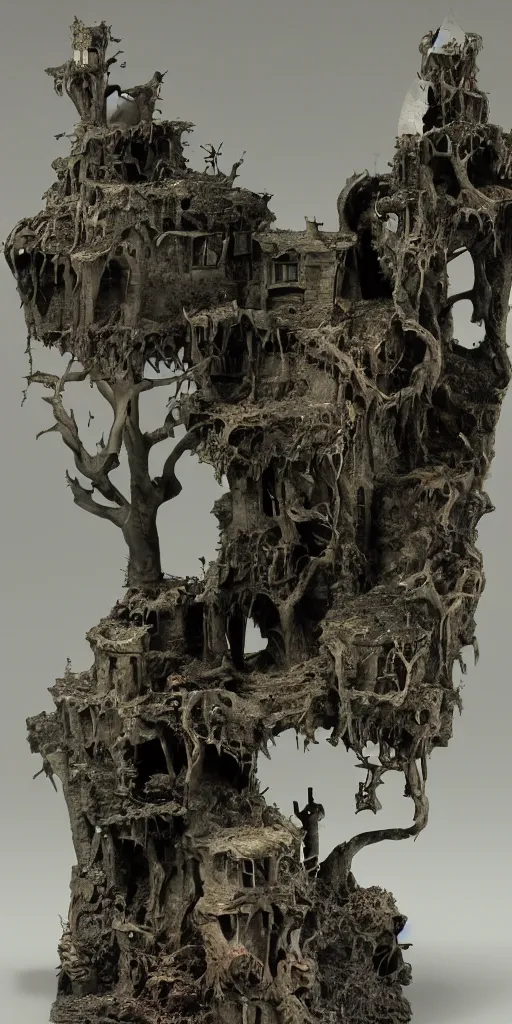Image similar to bootleg figure of hedorah diorama, cursed photography, middle shot