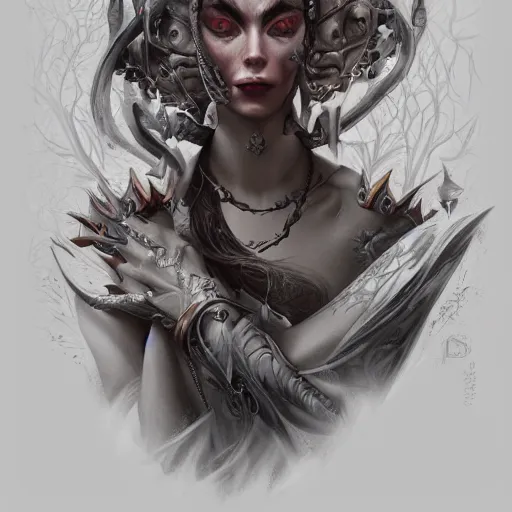 Image similar to scareclaw reichheart, beautiful, determined, detailed portrait, intricate complexity, in the style of artgerm and peter mohrbacher, quixel megascan