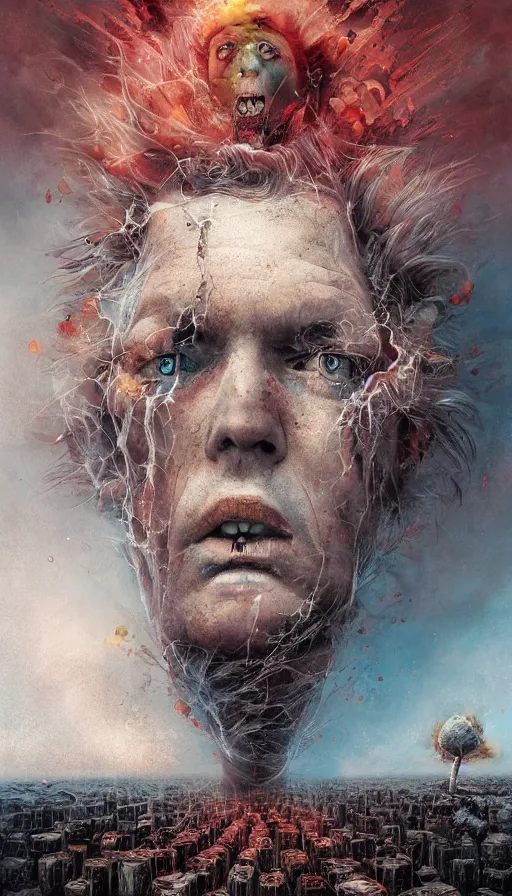 Image similar to the end of the world, by sam spratt